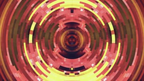 Abstract colorful circle pixel block background illustration New quality Illustrazione stock