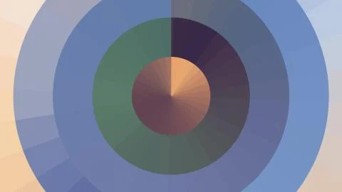Abstract colorful circle pixel block background illustration New quality Stock Illustration