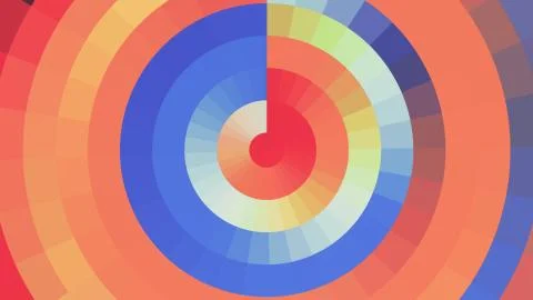 Abstract colorful circle pixel block background illustration New quality 스톡 일러스트