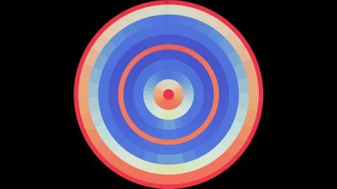Abstract colorful circle pixel block background illustration New quality Illustrazione stock