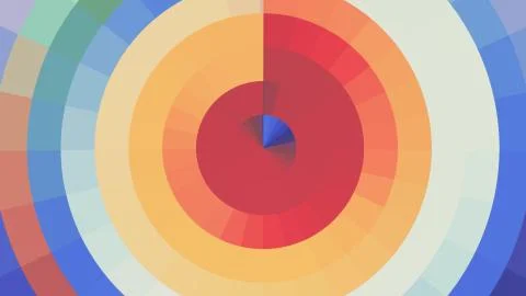Abstract colorful circle pixel block background illustration New quality Illustrazione stock