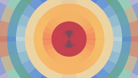 Abstract colorful circle pixel block background illustration New quality Stock Illustration