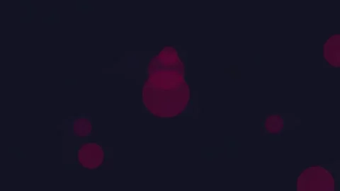 Abstract colorful circle splatters on dark background seamless animation Stock Footage 341058664
