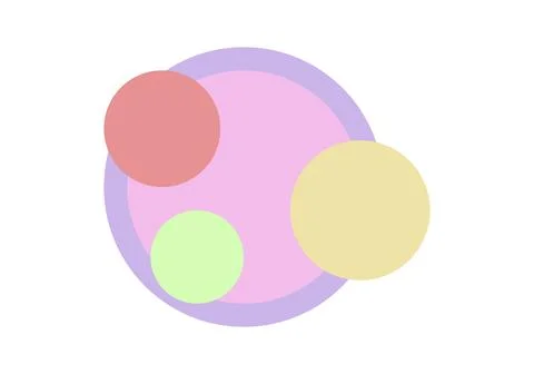 Abstract colorful circles background. Vector illustration. Stock Illustration