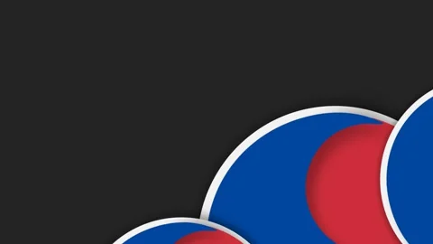 Abstract Colorful Circles on Dark Background for Modern Design. Видео 340073094