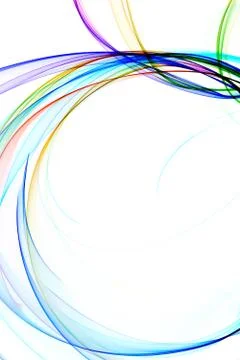 Abstract colorful circles Stock Illustration