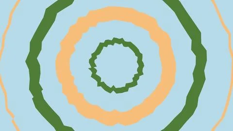 Abstract colorful circles pattern on a light blue background Stockillustratie