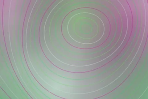 Abstract colorful circles on a soft gradient background Stock Illustration