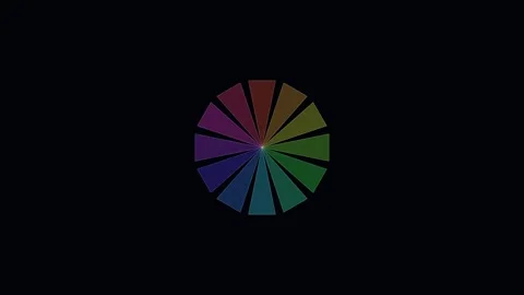 Abstract colorful circular gradient animation background design for video loo Vídeo Stock 336837389