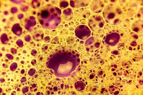 Abstract colorful circular shaped elements as background template Foto stock