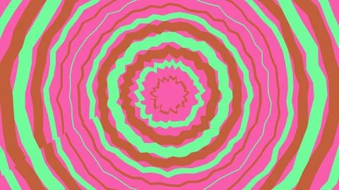 Abstract colorful circular wave pattern background イラスト素材