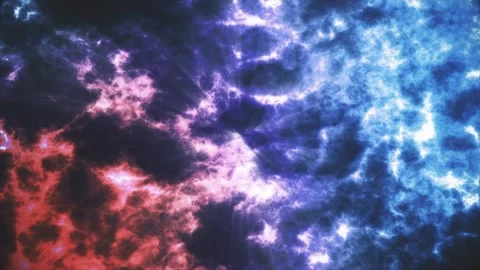 Abstract colorful clouds move and glow, with bright lights beaming Stock Footage 320939412