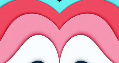 Abstract colorful collage pattern motion graphic Stock Footage 337737934