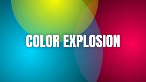 Abstract colorful color explosion background motion graphic for presentation Stock Footage 336889465