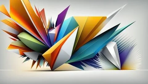 Abstract colorful computers high tech Ilustración de archivo