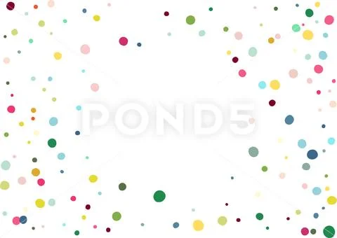 Abstract colorful confetti background. Isolated on the white. Vector holida.. Stock Illustration