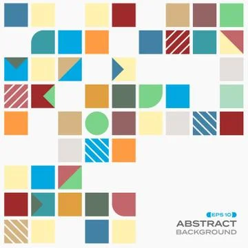 Abstract of colorful with copy space pattern background. Stock Illustration