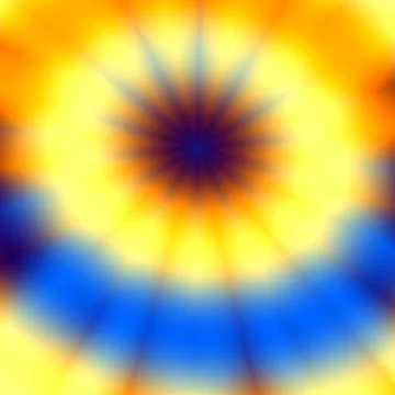 Abstract colorful creation like a parashield Stock Illustration