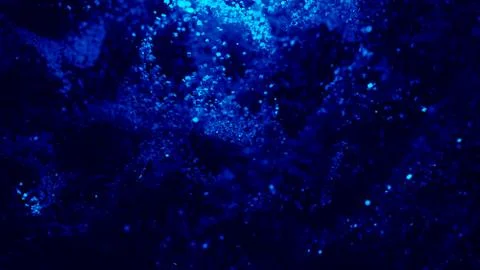 Abstract Colorful Cube Particles Background - 3D illustration Stock-Illustration