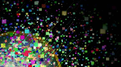 Abstract Colorful Cube Square VJ Loops Motion Background HD 库存影片 60357795
