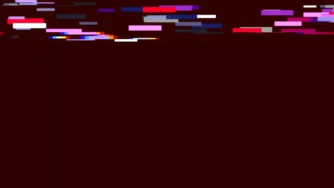 Abstract colorful data stream glitch background for futuristic digital tech.. Stock Footage 342203137