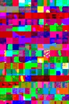 Abstract colorful design artwork with dynamic layers of geometric cubes Stock Photos