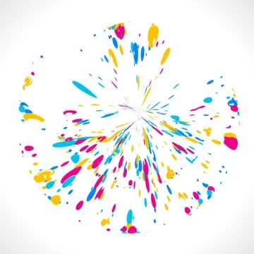 Abstract colorful design Illustrazione stock