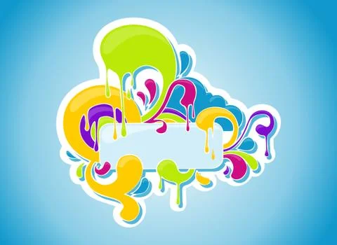 Abstract colorful design Stock Illustration