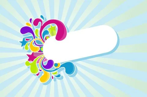 Abstract colorful design Stock Illustration