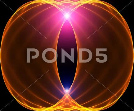 Abstract colorful design rings isolated Stock Illustration