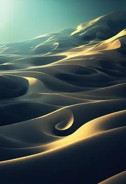 Abstract colorful dessert waves pattern Stock Illustration