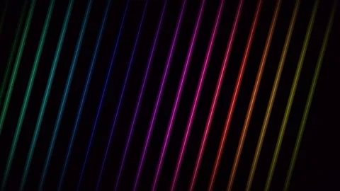 Abstract Colorful Diagonal Light Streak Pattern for Tech Background Motion .. Stock Footage 333800038