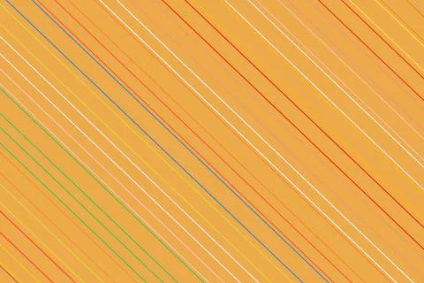 Abstract colorful diagonal lines pattern on yellow background イラスト素材