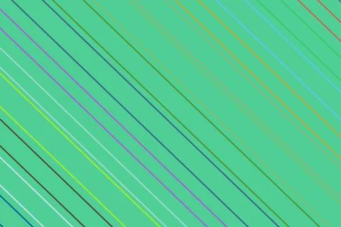 Abstract colorful diagonal lines pattern on turquoise background Stock Photos