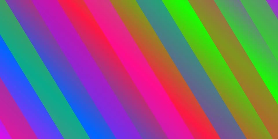 Abstract colorful diagonal stripes gradient background Stock Illustration