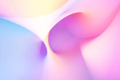 Abstract colorful digital background with soft shapes pattern Illustrazione stock