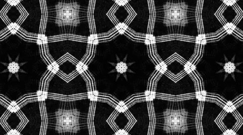 Abstract colorful digital kaleidoscopic loopable motion graphic background Stock Footage 68532676