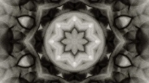 Abstract colorful digital kaleidoscopic loopable motion graphic background Stock Footage 68635890