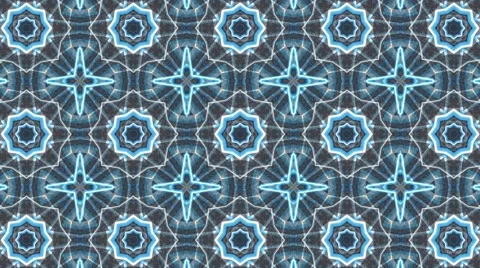Abstract colorful digital kaleidoscopic loopable motion graphic background Stock Footage 68638583