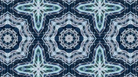 Abstract colorful digital kaleidoscopic loopable motion graphic background Stock Footage 68640158