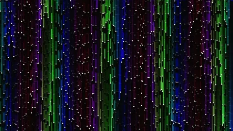 Abstract Colorful Digital Lines Background Equalizer Music Technology Strea.. Stock Footage 341058308
