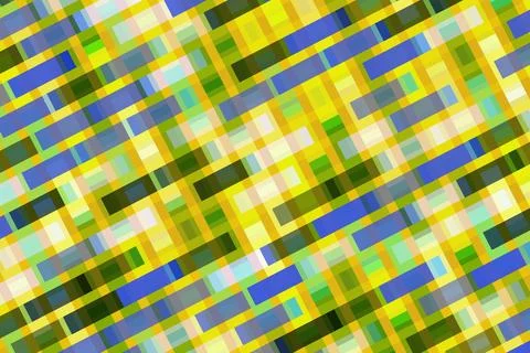 Abstract colorful digital mosaic pattern with vibrant lines Stock Illustration