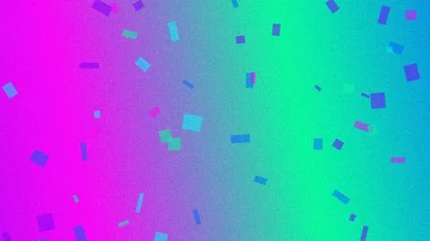 Abstract colorful digital particles on gradient background illustration Illustrazione stock
