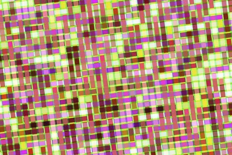 Abstract colorful digital pattern with bright lines and squares Stock Illustration