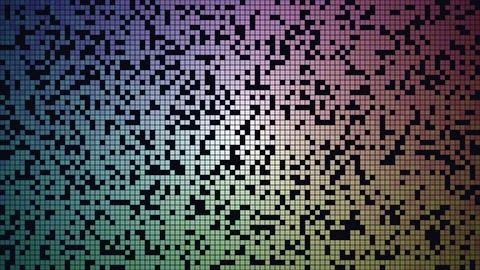 Abstract colorful digital pixel grid pattern background Stockillustratie