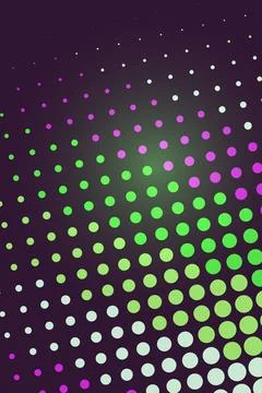 Abstract Colorful Dot Background Stock Illustration