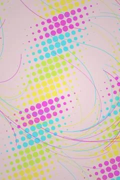 Abstract Colorful Dot Pattern Background イラスト素材