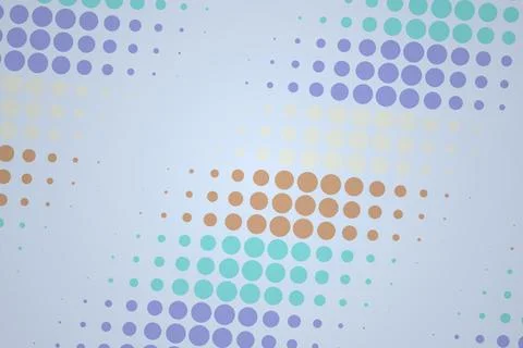Abstract colorful dot pattern with blue and brown shades Stock Photos