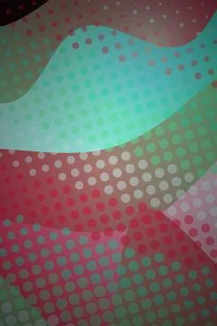 Abstract Colorful Dot Pattern Stock Illustration