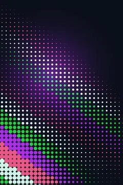 Abstract Colorful Dot Pattern Stock Illustration